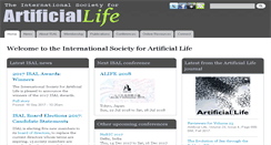 Desktop Screenshot of alife.org