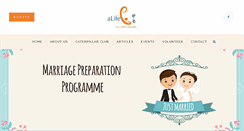 Desktop Screenshot of alife.org.sg